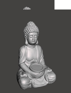 Budha casa Budha figura 3d print model - Mito3D
