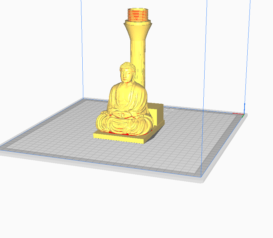 Buda lámpara 3D print model - Mito3D
