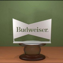 budweiser logo art modèles 3d print model - Mito3D