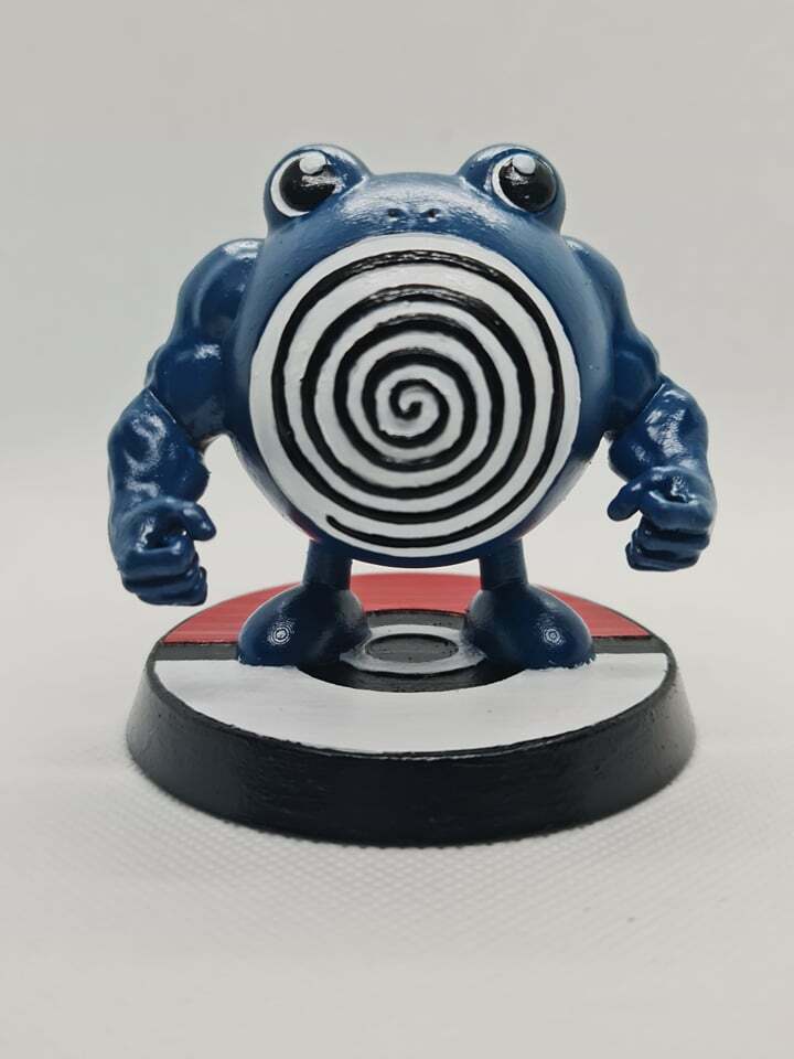 lustre poliwhirl Pokémon swole meme 3D print model - Mito3D