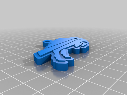 buffalo bills keychain keychains 3d print model - Mito3D