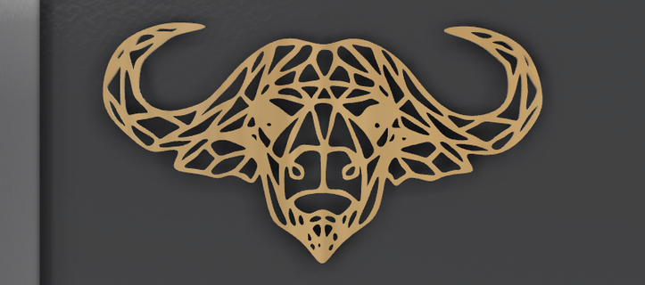 buffalo wall art 3d print model - Mito3D