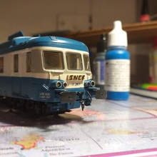 buffer beam 2800 x2800 railcar train sncf ho miniature model detailing railroading 3d print model - Mito3D
