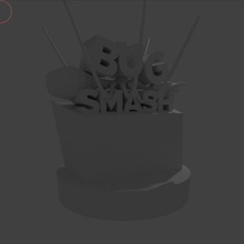 bug smash trofeo arte 3d print model - Mito3D