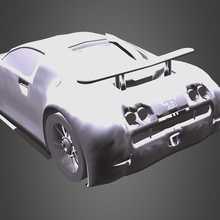 bugatti 3d print model - Mito3D
