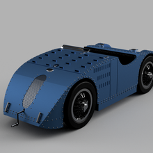 bugatti 32 tanque jogos carro histórico quente rodas 3d print model - Mito3D