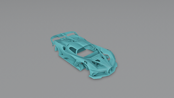 bugatti bólido 2020 3d print model - Mito3D