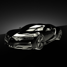 bugatti Quirón auto coche vehiculo 3d print model - Mito3D