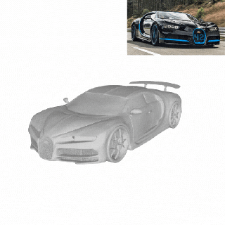 bugatti chirone 3d print model - Mito3D