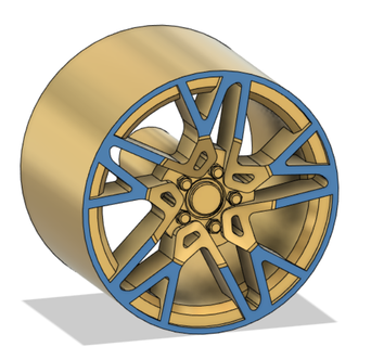 bugatti divo oem wheels wheel tire rim car mechanic acessories mods 3d print model - Mito3D