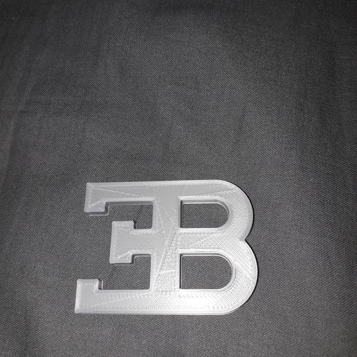 Bugatti eb Logo 3D print model - Mito3D