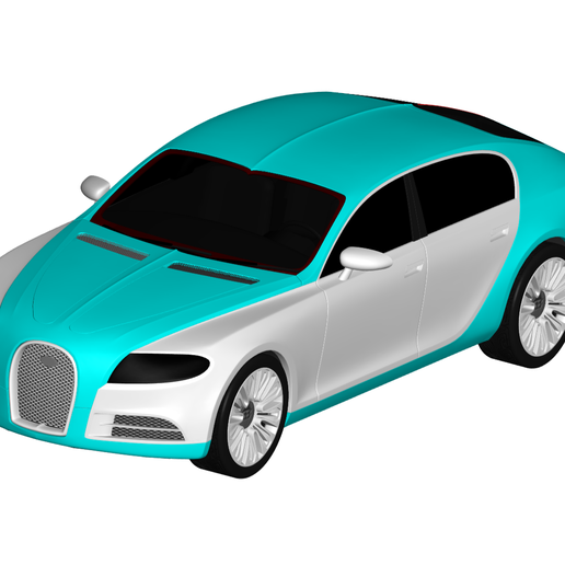 bugatti galibier 3D print model - Mito3D