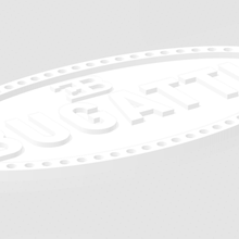 bugatti logo hd de la mode veyron chiron 3d print model - Mito3D