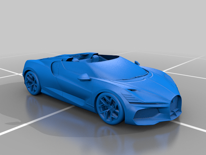bugatti mistral catégorisé 3d print model - Mito3D