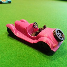 bugatti tipo 55 juego coche de la rueda rodandode juguete 3d print model - Mito3D