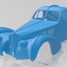 bugatti 57 atlântico 1936 imprimível corpo carro fenda escalextrico Tamiya rc miniz rádio controle passatempo 1 24 28 3d print model - Mito3D