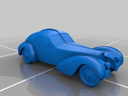 bugatti tipo 57sc coches tuning detalle 3d print model - Mito3D