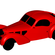 bugatti 3d print model - Mito3D