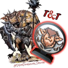 bugbear - d&d set minis miniatures token- token miniature dungeons dragons evil pg game dungeons&dragons character goblin vampire zombie dungeon master 3d print model - Mito3D