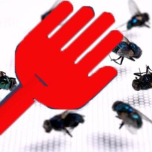 bugging hand various insects 3d print model - Mito3D