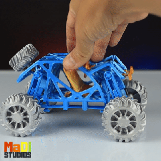 petit chariot véhicule voiture zlay madidistudios giff jouet amusement roue courir petite 3d print model - Mito3D