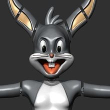bugs bunny articulated 3d print model - Mito3D