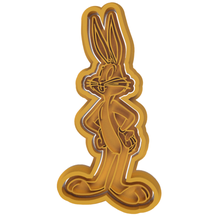 bugs bunny cookie cutter home cartoons tunes looney 3d print model - Mito3D