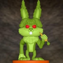 bugs bunny monstre looney toons divers art jouet looneytoons 3d d'impression animaux 3d print model - Mito3D
