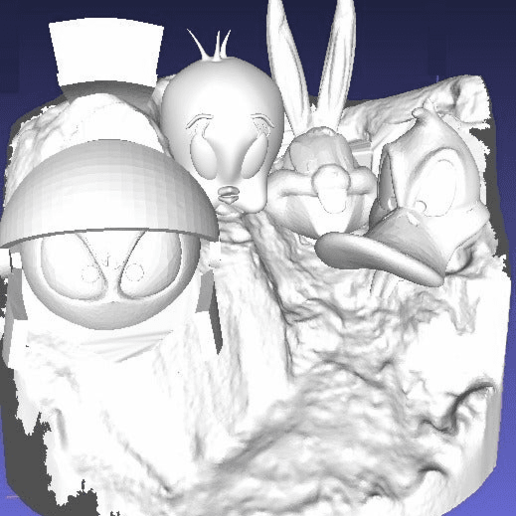 Bugs copains mt rushmore monter film soutenir accessoires 3D print model - Mito3D