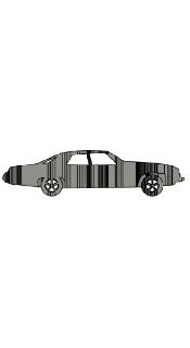 Buick centurião giro arte carro silhueta amante presente cara menina palavra mundo brinquedo entusiasta 3d print model - Mito3D
