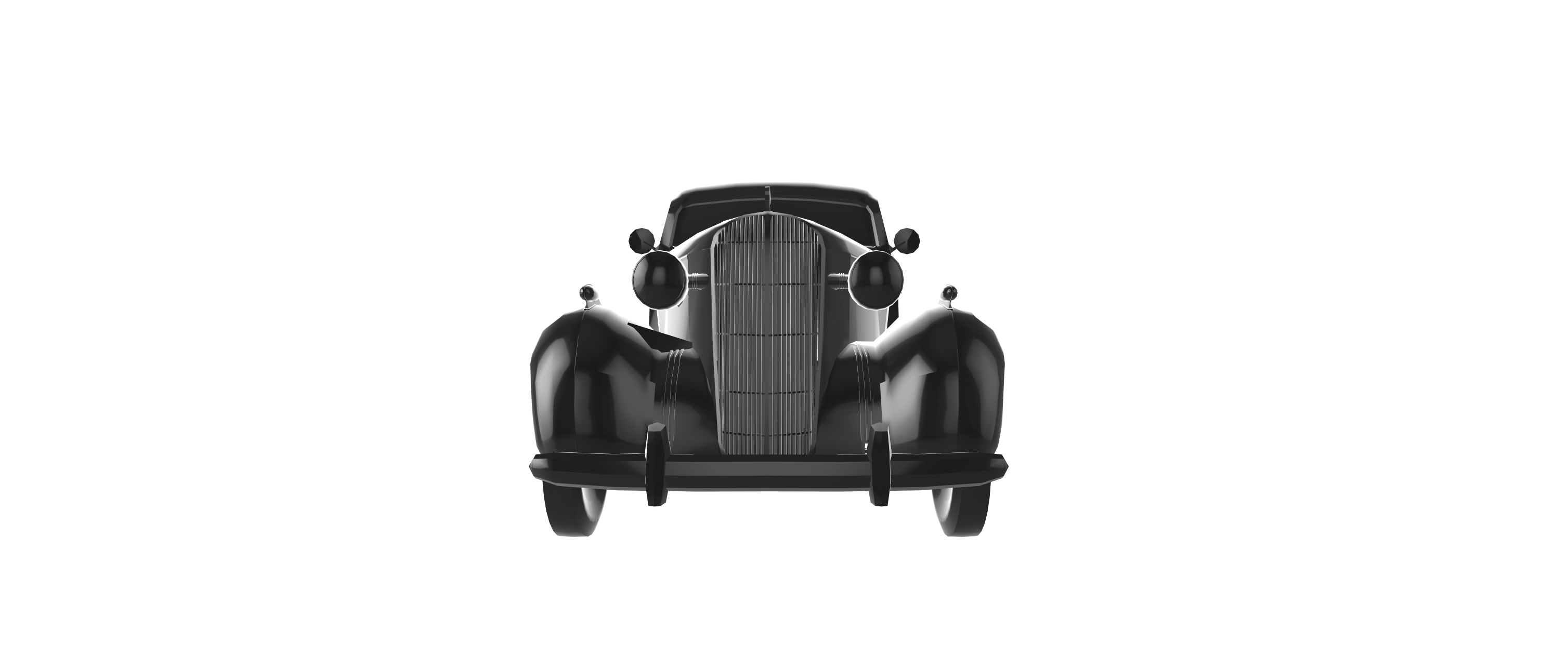 buick coupe 1936 auto car cars 3D print model - Mito3D