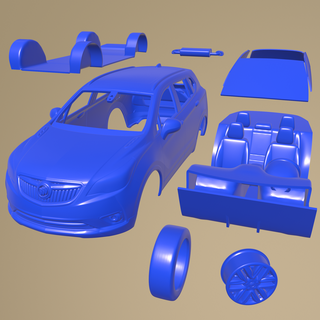 Buick Visualizar 2019 imprimible coche vehiculo separar partes juego cuerpo espacio 1 10 scalextric Tamiya rc miniz tractor kyosho axial traxxas micro 3d print model - Mito3D