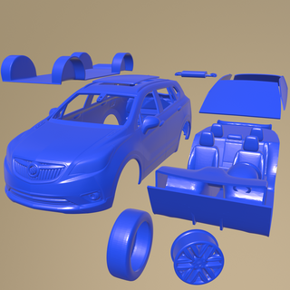 Buick Visualizar 2019 imprimible coche vehiculo separar partes cuerpo espacio 1 10 scalextric Tamiya rc miniz tractor kyosho axial traxxas micro 24 3d print model - Mito3D