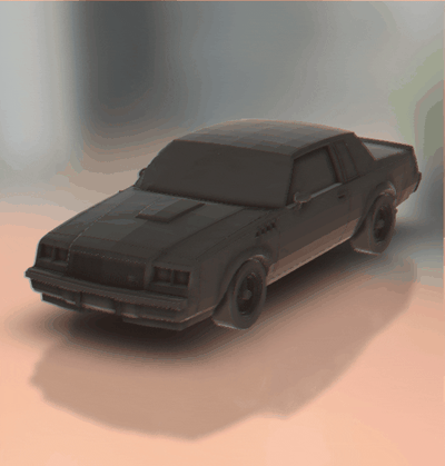 buick gnx home turbo gt race vehicle suv rally sports car biturbo automobile 3d print model - Mito3D