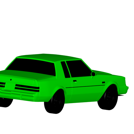Buick real 1987 3D print model - Mito3D