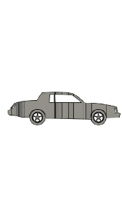 Buick muhteşem 2nd gen çevirmek Sanat araba 3d print model - Mito3D
