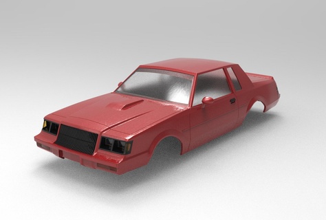 Buick régio cupê 1987 rc deriva 3d impressão stl 3dmodel 3d print model - Mito3D