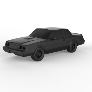 buick regal grand national coupe 1987 pre-supported diecast miniatures scalemodels collectibles 1 32 43 64 76 87 cars precision supported hobby diorama vehicles detailing collectors automobilia custom 3d print model - Mito3D