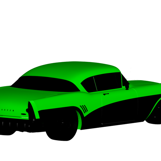 buick Straßenmeister 1957 3D print model - Mito3D