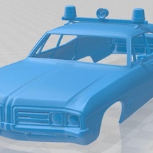 Buick gato montés policía 1968 imprimible cuerpo coche vehiculo espacio scalextric Tamiya rc miniz radio controlar pasatiempo 1 24 28 32 18 3d print model - Mito3D