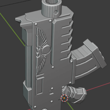 build bólter bolter warhammer 40k props 3d print model - Mito3D