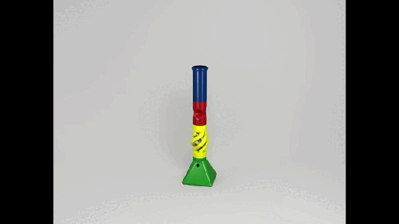 costruire personalizzato bong rombo cannabis 420 erba ganja marijuana Fumo bongo 3d print model - Mito3D