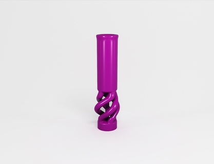 costruire personalizzato bong vorticoso bocca parte cannabis 420 erba ganja marijuana Fumo bongo 3d print model - Mito3D