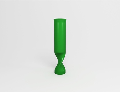 costruire personalizzato bong torcere bocca parte cannabis 420 erba ganja marijuana Fumo bongo 3d print model - Mito3D