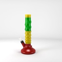 construire Douane bang tordu gadget fumée cannabis l'eau tuyau marijuana ganja bongo narguilé 3d print model - Mito3D