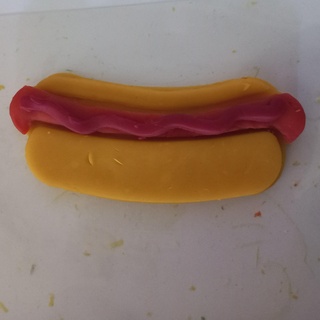 costruire hot dog biscotto fondente plastilina taglierina cottura giocare doh educativo 3d print model - Mito3D