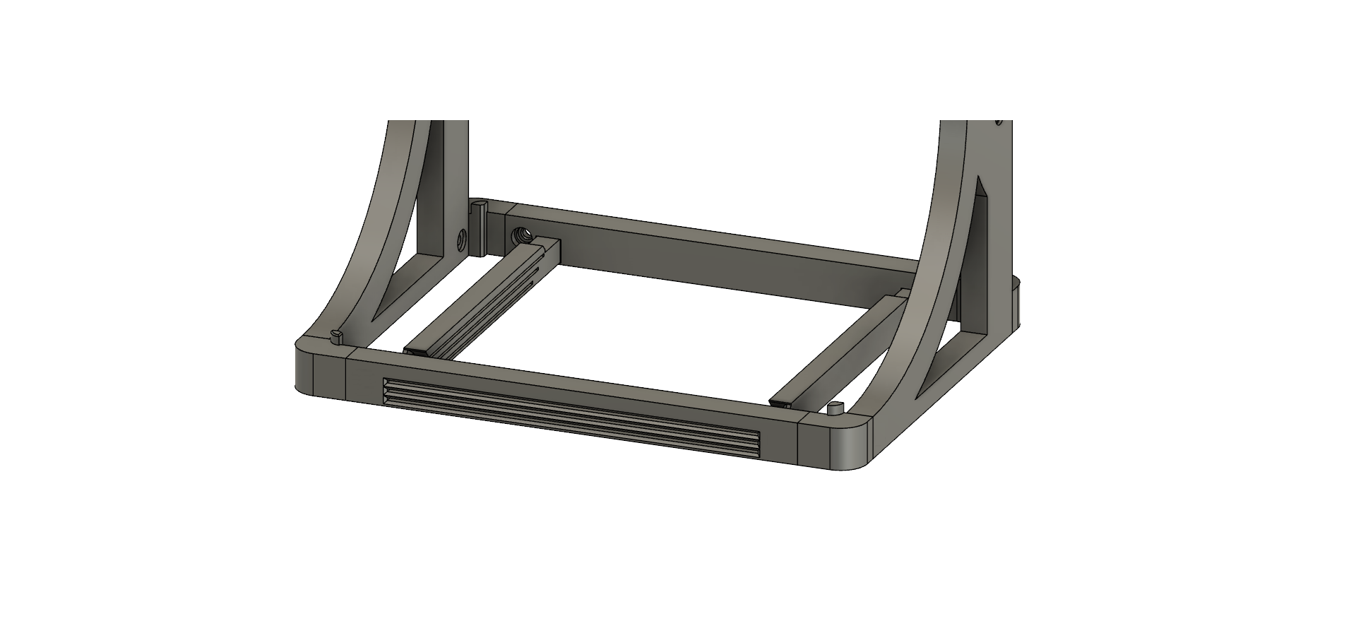 costruire piatto box auto ams In piedi pull out v2 esclusivo modello utensili bambu laboratorio p1p x1c bobina gambe fessura 3D print model - Mito3D