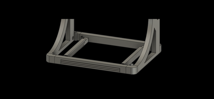bauen Teller Garage ams Stand pull out v2 exklusiv Modell Werkzeuge Bambu Labor p1p x1c Spule Beine Slot 3d print model - Mito3D