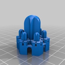 castillo construccion concurso wip Arte personalizador matemáticas 3d print model - Mito3D