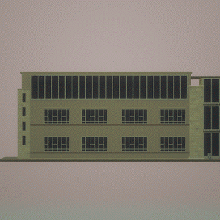 bâtiment architecture 3d print model - Mito3D